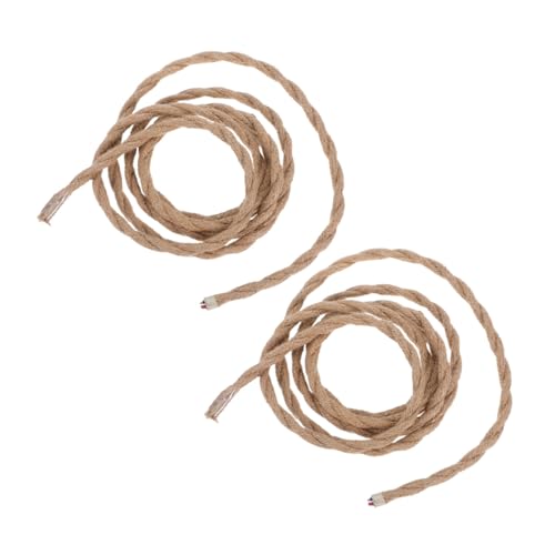 Yardenfun 2 Stück Retro Hanfseildraht Vintage Draht Für Pendelleuchten Hängelampenkabel Antikes Industrielles Elektrisches Kabel Industriebeleuchtungsdraht Lampendraht Verdrehter Yardenfun 2 Stück Retro Hanfseildraht Vintage Draht Für Pendelleuchten Hängelampenkabel Antikes Industrielles Elektrisches Kabel Industriebeleuchtungsdraht Lampendraht Verdrehter von Yardenfun