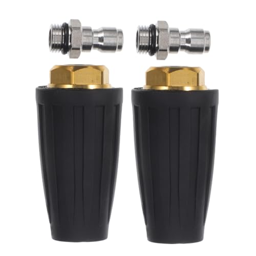 Yardenfun 2 Stück Rotierende Hochdruckreiniger Turbodüse Psi Schnellanschluss Turbo-reinigungsdüse für Backstein Beton Vinyl Gleichmäßiger Sprühmuster Einfache Installation Vielseitig Yardenfun 2 Stück Rotierende Hochdruckreiniger Turbodüse Psi Schnellanschluss Turbo-reinigungsdüse für Backstein Beton Vinyl Gleichmäßiger Sprühmuster Einfache Installation Vielseitig von Yardenfun