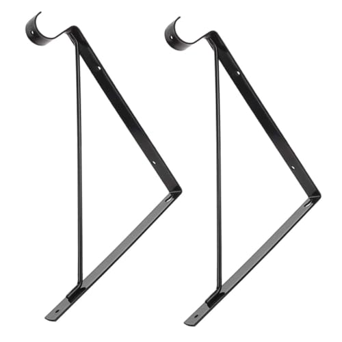 Yardenfun 2 Stück Schwere Wandregalhalterungen mit Haken Robuste Metall konsolen für Wandmontage Tragfähige Industrielle Regalträger Schwarz Einfache Installation ohne Spezialwerkzeug Yardenfun 2 Stück Schwere Wandregalhalterungen mit Haken Robuste Metall konsolen für Wandmontage Tragfähige Industrielle Regalträger Schwarz Einfache Installation ohne Spezialwerkzeug von Yardenfun