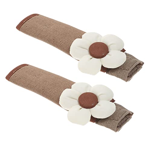 Yardenfun 2 Stück Stoff Türgriffabdeckung für Schlafzimmer Wärmeschutz für Winter und Sommer Schützend und Waschbar für Babysicherheit und Angenehmes Griffgefühl von Yardenfun