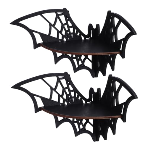Yardenfun 2 Stück Teiliges Halloween Holz Wandregal mit Kreativem Spinnennetz Design Schwebendes Eckregal Rustikaler Stil Atmungsaktiv Stabile Konstruktion als Kerzenhalter und Dekoration Yardenfun 2 Stück Teiliges Halloween Holz Wandregal mit Kreativem Spinnennetz Design Schwebendes Eckregal Rustikaler Stil Atmungsaktiv Stabile Konstruktion als Kerzenhalter und Dekoration von Yardenfun