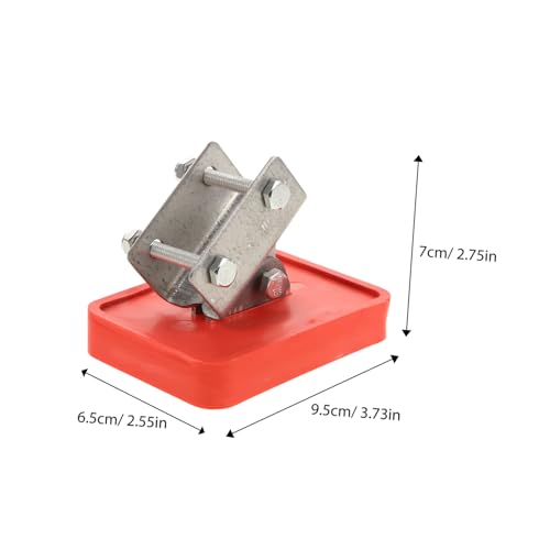 Yardenfun 2 Stück Teiliges Leiterfußschutz aus Dickem Gummi Rutschfeste Leiterfüße mit Verstärkter Tragfläche Stabile Fußpolster für Alu Stehleitern Bodenschonend und Sicher für Haushalts von Yardenfun