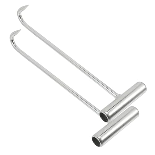 Yardenfun 2 Stück Teiliges Manhole Cover Lifter Tool aus Rostfreiem Metall Kompakter Hebehaken für Kanaldeckel Leichtes Langlebiges Manhole Lifting Werkzeug für Wartung und Handwerk Yardenfun 2 Stück Teiliges Manhole Cover Lifter Tool aus Rostfreiem Metall Kompakter Hebehaken für Kanaldeckel Leichtes Langlebiges Manhole Lifting Werkzeug für Wartung und Handwerk von Yardenfun