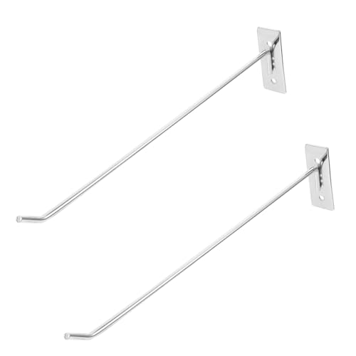 Yardenfun 2 Stück Teiliges Pegboard Haken aus Robustem Metall Lang mit Schrauben für Werkstatt Garage Supermarkt und Ordnung an Lochwänden Rutschfeste Wandhaken für Werkzeug organizer Yardenfun 2 Stück Teiliges Pegboard Haken aus Robustem Metall Lang mit Schrauben für Werkstatt Garage Supermarkt und Ordnung an Lochwänden Rutschfeste Wandhaken für Werkzeug organizer von Yardenfun