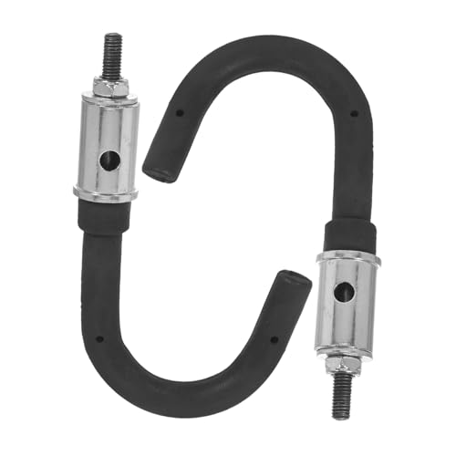 Yardenfun 2 Stück Teiliges Teleskop Leiterhaken für Dach und Wand Verstellbare Rutschfeste Leiterhalterung Stabile Schwerlast-haken für Dacharbeiten Garagen Außeneinsatz Leitern Sicher von Yardenfun