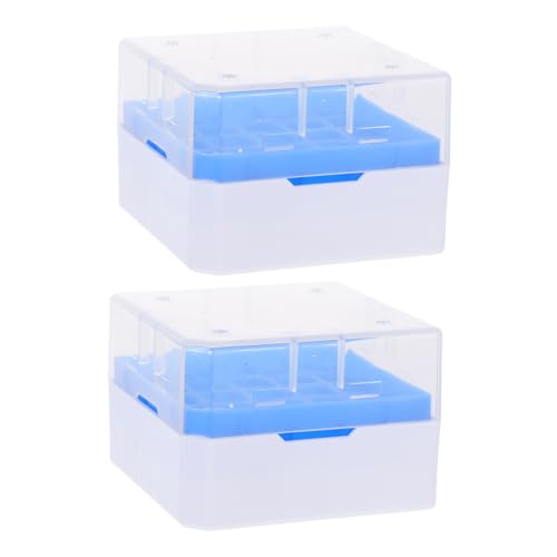 Yardenfun 2 Stück Teiliges Vial Aufbewahrungsbox aus PP Kunststoff mit Fächern Gefrierbeständiger Probenhalter für Laborproben Stabiler Gefrierschrank Organizer mit Belüftetem Deckel Yardenfun 2 Stück Teiliges Vial Aufbewahrungsbox aus PP Kunststoff mit Fächern Gefrierbeständiger Probenhalter für Laborproben Stabiler Gefrierschrank Organizer mit Belüftetem Deckel von Yardenfun