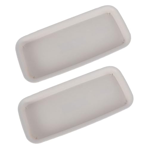 Yardenfun 2 Stück Wasserschale Tropfschale Untersetzer für Blumentöpfe Blumenpot -Tablett Blumenpot -Untertassen Topfuntertassen Blumentablett Drainageschale für Zimmerpflanzen Beige von Yardenfun