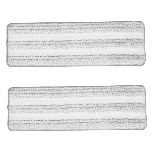 Yardenfun 2 Stück Wiederverwendbare Mop Ersatzpads Saugfähige Reinigungspads für Flache Bodenwischer Passend für Glatte Hartböden Einfache Montage für Haushalt und Gewerbe Yardenfun 2 Stück Wiederverwendbare Mop Ersatzpads Saugfähige Reinigungspads für Flache Bodenwischer Passend für Glatte Hartböden Einfache Montage für Haushalt und Gewerbe von Yardenfun