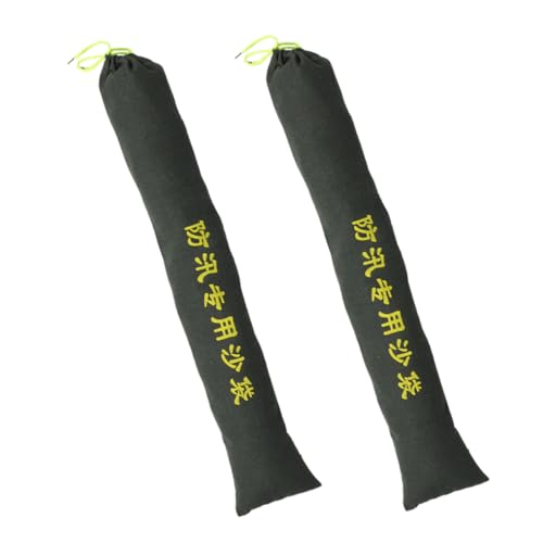 Yardenfun 2 Stück Wiederverwendbare wasserdichte Canvas sandsäcke für Hochwasserschutz Stabile Flutbarriere und Überschwemmungsprävention Vielseitig als Sandsack und Aufbewahrungstasche von Yardenfun