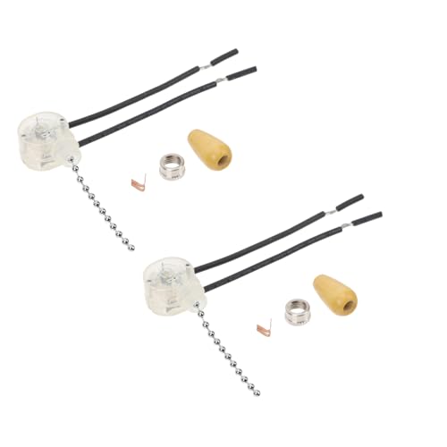 Yardenfun 2 Stück Zwei Pullswitch Lampenzugkette Holz Dekorative Lampe für Deckenventilatoren Wandlampen und Tischlampen DIY Zubehör für Beleuchtung Finish Perlenkette Yardenfun 2 Stück Zwei Pullswitch Lampenzugkette Holz Dekorative Lampe für Deckenventilatoren Wandlampen und Tischlampen DIY Zubehör für Beleuchtung Finish Perlenkette von Yardenfun