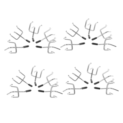 Yardenfun 20 Sätze Teiliges Eisengestell Lochwandhaken mit Gummikappen Rostfrei und Verschleißfest Vielseitiges Werkzeug Haushaltsorganizer Zubehör für Werkstatt Supermarktregale und Yardenfun 20 Sätze Teiliges Eisengestell Lochwandhaken mit Gummikappen Rostfrei und Verschleißfest Vielseitiges Werkzeug Haushaltsorganizer Zubehör für Werkstatt Supermarktregale und von Yardenfun