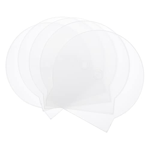 Yardenfun 20 Stück CD Aufbewahrungsbox Robuste Transparente CD Hüllen aus Kunststoff zum Schutz Praktischen Organisation und DVDs von Yardenfun