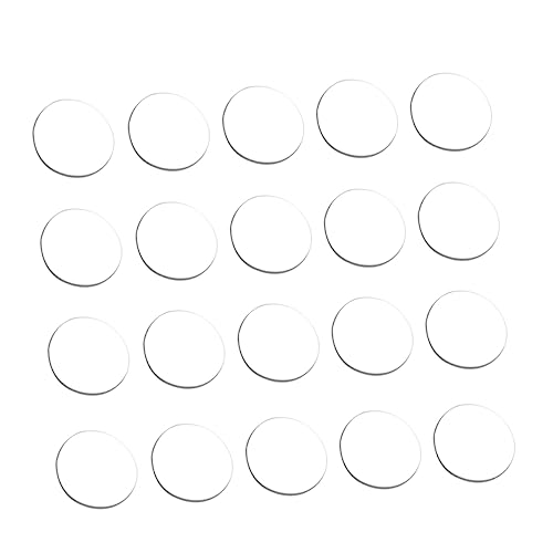 Yardenfun 20 Stück Gummipuffer Möbel Pads Transparent Durchmesser Stoßdämpfer für Möbel Schränke Tische und Türen Elastische Unterlage Geräuschreduzierung von Yardenfun