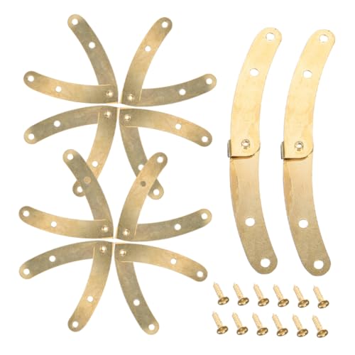 Yardenfun 20 Stück Lid Support Hinge Metall Box Deckel Unterstützung für Holzboxen Schränke und Truhen Langlebig und Rostbeständig Einfach zu Montieren Vielseitig Einsetzbar von Yardenfun