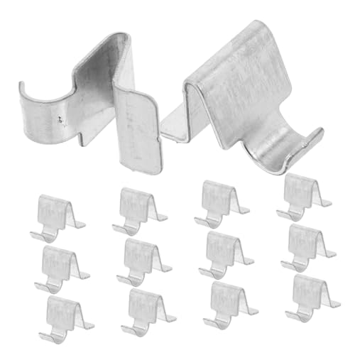Yardenfun 20 Stück Metallregal Clips Robuste und Vielseitige Regalstützen für und Zuhause für Verschiedene Regalsysteme Geeignet von Yardenfun