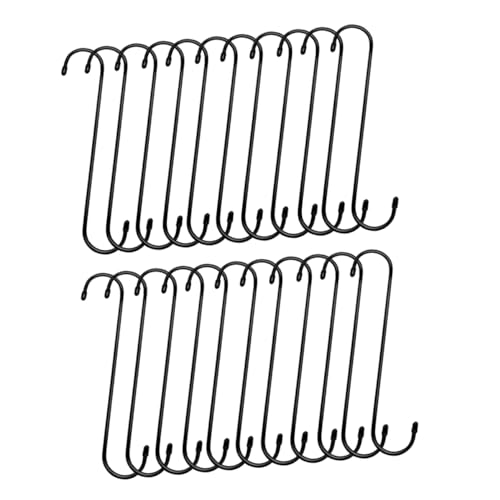 Yardenfun 20 Stück S Haken aus Robustem Eisen Multifunktionale Haken für Pflanzen Töpfe Küchenutensilien Schwarz für und Außenanwendungen Yardenfun 20 Stück S Haken aus Robustem Eisen Multifunktionale Haken für Pflanzen Töpfe Küchenutensilien Schwarz für und Außenanwendungen von Yardenfun