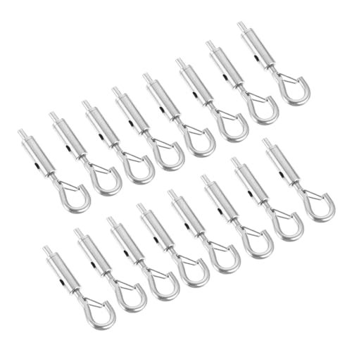 Yardenfun 20 Stück Teiliges Drahtseil Spanner aus Kupfer Verstellbarer Kleiner Turnbuckle Haken für Sichere und Langlebige Seilspannung Vielseitig Einsetzbar zum Aufhängen und Befestigen Yardenfun 20 Stück Teiliges Drahtseil Spanner aus Kupfer Verstellbarer Kleiner Turnbuckle Haken für Sichere und Langlebige Seilspannung Vielseitig Einsetzbar zum Aufhängen und Befestigen von Yardenfun