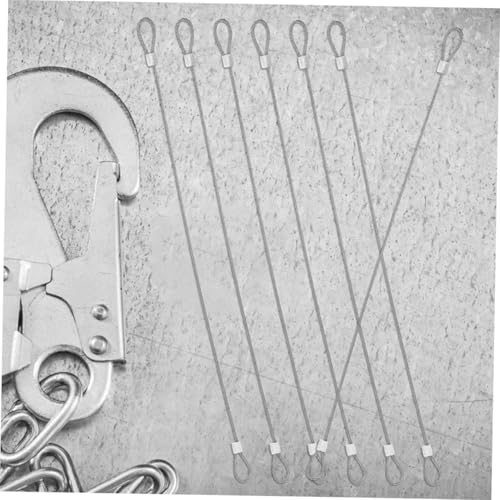 Yardenfun 20 Stück Teiliges Edelstahl Sicherheits Drahtseil mit Ösen Schnelles Fixieren Antidrop Design für Heim Baustelle Bühne Multifunktionales Sicherungsseil Yardenfun 20 Stück Teiliges Edelstahl Sicherheits Drahtseil mit Ösen Schnelles Fixieren Antidrop Design für Heim Baustelle Bühne Multifunktionales Sicherungsseil von Yardenfun