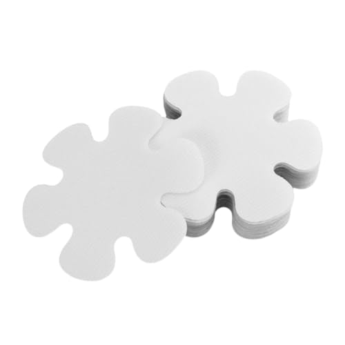 Yardenfun 20 Stück Transparente Anti rutsch Aufkleber Badewanne Schneeflockenform Selbstklebend rutschfeste Streifen für Badezimmer Duschen Pool und Fliesenflächen von Yardenfun