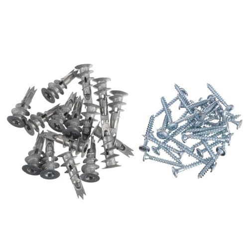 Yardenfun 200 Stück Teiliges Metall drywall anchor Selbstbohrenden Plattenbefestigungsschrauben Starke Expansionskraft Wiederverwendbar für Doppellagige Gipskartonplatten Langlebig und Yardenfun 200 Stück Teiliges Metall drywall anchor Selbstbohrenden Plattenbefestigungsschrauben Starke Expansionskraft Wiederverwendbar für Doppellagige Gipskartonplatten Langlebig und von Yardenfun