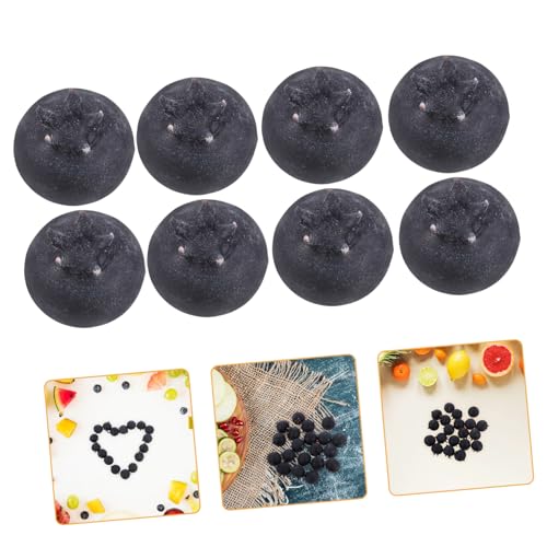 Yardenfun 20stücke Künstliche Blaubeeren Simulation Obst Lebensechte Heidelbeere Dekoration Für Küche Obstschale Modell Fotorequisiten von Yardenfun