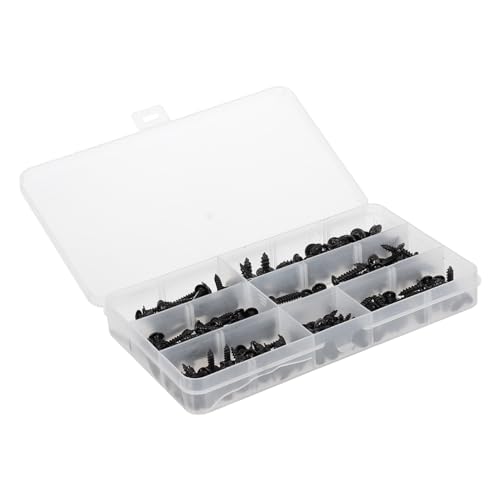 Yardenfun 210 Stück Teiliges Self Tapping Schrauben Sortiment Kit aus Kohlenstoffreichem Stahl mit Kreuzkopf und Unterlegscheibe Langlebig Rostfrei für Industrie Elektronik Schiffbau und Yardenfun 210 Stück Teiliges Self Tapping Schrauben Sortiment Kit aus Kohlenstoffreichem Stahl mit Kreuzkopf und Unterlegscheibe Langlebig Rostfrei für Industrie Elektronik Schiffbau und von Yardenfun
