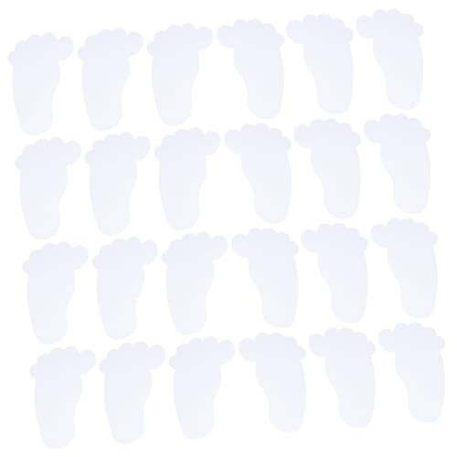 Yardenfun 24 Stück Teiliges Transparentes Rutsch Aufkleber für Badezimmer Selbstklebend rutschfeste Kissen für Fliesen Badewanne Treppe Sicherer Halt Glatten Oberflächen Einfach Anzubringen von Yardenfun