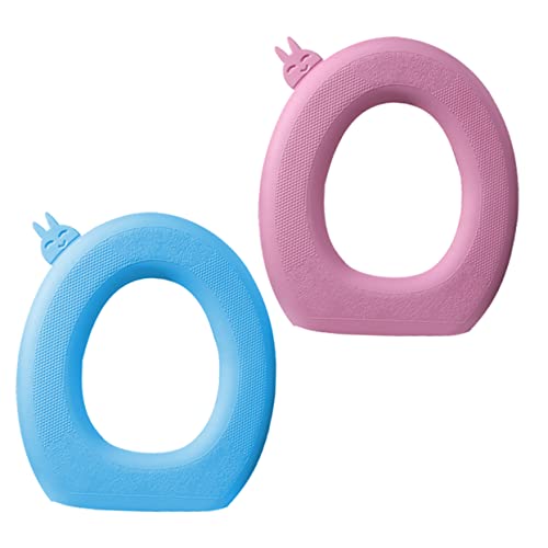 Yardenfun 2Stücke Eva Toilettensitz Kissen Wasserdichtes Toilettensitz Schutzpolster Passend für Wc Leicht und Hautfreundlich und Waschbar für Zuhause von Yardenfun