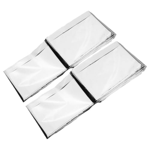 Yardenfun 2Stücke Pack Reflektierende Folie für Gewächshäuser Hochsilberne Abdeckfolie Optimiert Pflanzenwachstum Camping und Outdoor Einsatz Hohe Lichtreflexion Einfache von Yardenfun