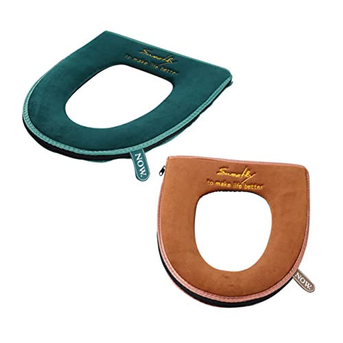 Yardenfun 2Stücke Wc Sitzbezug Warm und mit Reißverschluss Einfache Installation Waschbar Tragbar und Wiederverwendbar Chic Design für Badezimmer Yardenfun 2Stücke Wc Sitzbezug Warm und mit Reißverschluss Einfache Installation Waschbar Tragbar und Wiederverwendbar Chic Design für Badezimmer von Yardenfun