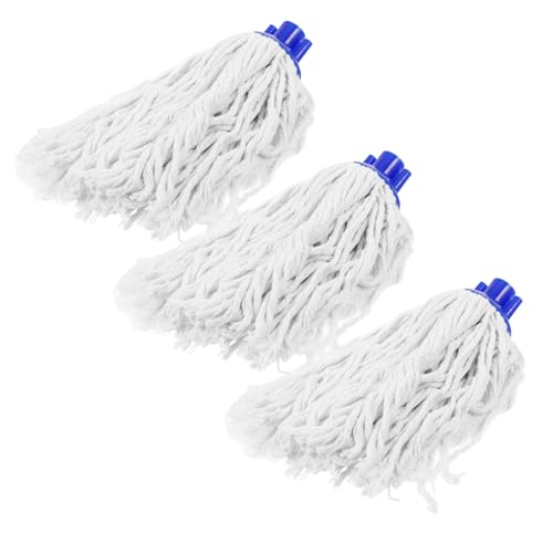 Yardenfun 3 Stück Mop Ersatzköpfe aus Baumwollgarn Saugfähige Wischmopp Aufsätze Kratzfreie Bodenreinigung Langlebig und Einfach zu Wechseln für Nasse und Trockene Anwendung Yardenfun 3 Stück Mop Ersatzköpfe aus Baumwollgarn Saugfähige Wischmopp Aufsätze Kratzfreie Bodenreinigung Langlebig und Einfach zu Wechseln für Nasse und Trockene Anwendung von Yardenfun