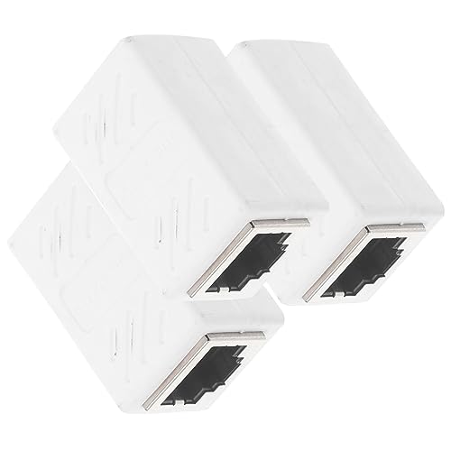 Yardenfun 3 Stück Netzwerkkabel Stecker Ethernet Kabel Extender Cat 5 Stecker Cat6 Koppler Ethernet Extender Adapter Cat 5 Koppler Ethernet Koppler Ethernet Adapter Extender von Yardenfun