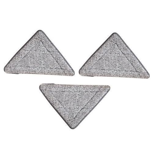 Yardenfun 3 Stück Teiliges Mikrofaser Dreieck Wischmopp Ersatzbezüge Waschbare Mop Kopfreinigung Kompatibel für Twist Disc Mop Effektive Fleckenentfernung Hartholz Fliesen Stein Vielseitig Yardenfun 3 Stück Teiliges Mikrofaser Dreieck Wischmopp Ersatzbezüge Waschbare Mop Kopfreinigung Kompatibel für Twist Disc Mop Effektive Fleckenentfernung Hartholz Fliesen Stein Vielseitig von Yardenfun