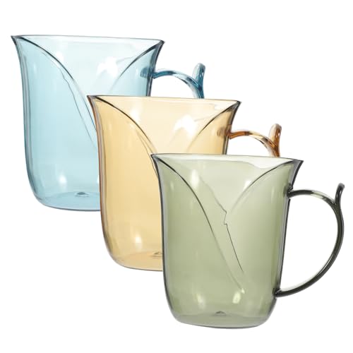 Yardenfun 3 Stück Transparente Mundspülbecher mit Großer Kapazität Wiederverwendbare Trink und Zahnputzbecher in Blau Orange Grün Multifunktionale Badezimmerbecher für Zahnbürstenhalter und Yardenfun 3 Stück Transparente Mundspülbecher mit Großer Kapazität Wiederverwendbare Trink und Zahnputzbecher in Blau Orange Grün Multifunktionale Badezimmerbecher für Zahnbürstenhalter und von Yardenfun