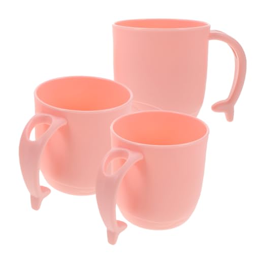 Yardenfun 3 Stück Trinkbecher mit Delfinflossen Griff aus Stabilem Wiederverwendbarem Kunststoff Stapelbar Platzsparend für Zahnbürsten und Mundwasser für Reisen und Badezimmergebrauch Yardenfun 3 Stück Trinkbecher mit Delfinflossen Griff aus Stabilem Wiederverwendbarem Kunststoff Stapelbar Platzsparend für Zahnbürsten und Mundwasser für Reisen und Badezimmergebrauch von Yardenfun