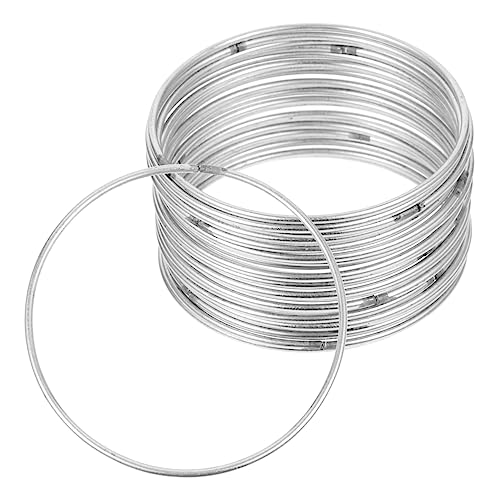 Yardenfun 30Stücke Rahmen Metallringe für DIY Projekte Robuste Crafting Ringe für Wanddeko Hochzeiten und Festliche Anlässe Außendurchmesser zum Basteln von Yardenfun