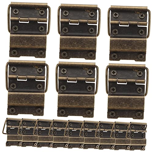Yardenfun Retro-stil 30 Stück Holzscharniere Für Schmuckkästchen Metallkettenscharnier von Yardenfun
