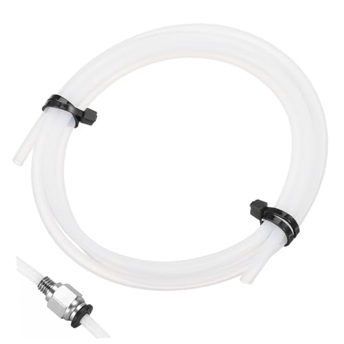 Yardenfun 3D -gedruckter Führungsrohr füttern Düse innere klares Rohr Hersteller Klarer PTFE-Schlauch PTFE-Schläuche Durchscheinender -Schlauch Tube Kit Weiß von Yardenfun