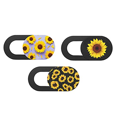 Yardenfun Webcam-Abdeckung Für Laptop 3 Stück Sichtschutz Sonnenblume Zur Verwendung Mit Klebstoff Für Computer von Yardenfun