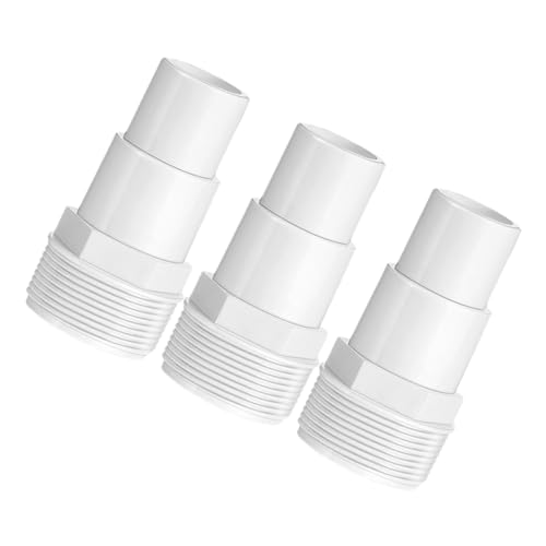 Yardenfun 3Stücke Teiliges Poolpumpenadapter Robuste Verbindung für Poolfilterzubehör Gewinde Langlebigem Material Verhindert Wasserleckage für Einfache von Yardenfun