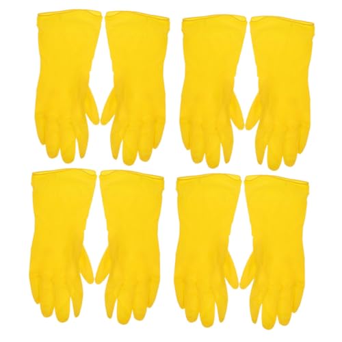Yardenfun 4 Paare PVC Spülhandschuhe Küche Wasserfeste Rutschfeste Reinigungshandschuhe Extra Dicke Haushaltshandschuhe für Geschirrspülen Gartenarbeit und Vielseitige Hausarbeit Yardenfun 4 Paare PVC Spülhandschuhe Küche Wasserfeste Rutschfeste Reinigungshandschuhe Extra Dicke Haushaltshandschuhe für Geschirrspülen Gartenarbeit und Vielseitige Hausarbeit von Yardenfun