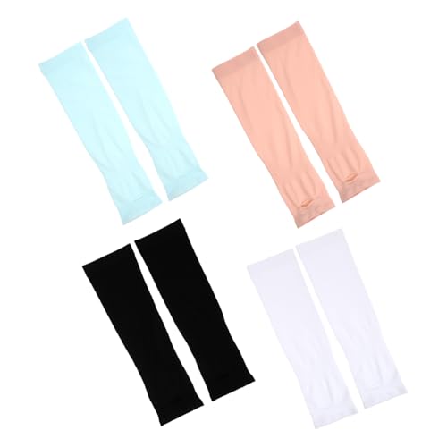 Yardenfun 4 Paare Sommer UV schutz Armstulpen Eis sleeves Atmungsaktive Hautfreundliche Rutschfeste Ärmel für Outdoor sport Klettern Sonnenschutz Leichte Kühlende Armbedeckung Yardenfun 4 Paare Sommer UV schutz Armstulpen Eis sleeves Atmungsaktive Hautfreundliche Rutschfeste Ärmel für Outdoor sport Klettern Sonnenschutz Leichte Kühlende Armbedeckung von Yardenfun