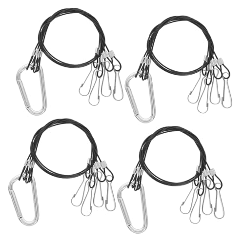 Yardenfun 4 Stück Drahtseil Pflanzenseilaufhänger Pflanzenhalter für Aquarien Seilaufhänger für Pflanzen hängender Korbseilaufhänger Pflanzen wachsen Lichtaufhänger Rostfreier Stahl Silber Yardenfun 4 Stück Drahtseil Pflanzenseilaufhänger Pflanzenhalter für Aquarien Seilaufhänger für Pflanzen hängender Korbseilaufhänger Pflanzen wachsen Lichtaufhänger Rostfreier Stahl Silber von Yardenfun