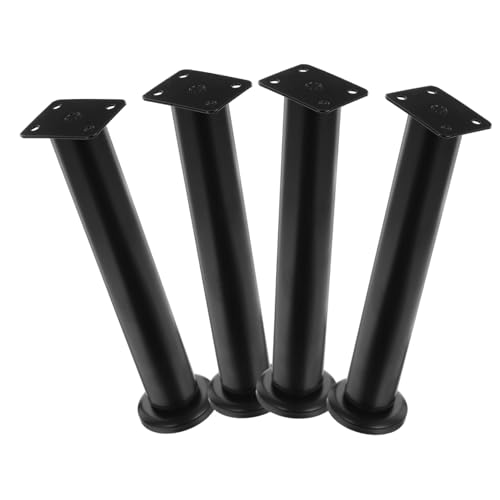 Yardenfun 4 Stück Höhenverstellbare Möbelfüße Kaltgewalztem Stahl Belastbare Ersatz-tischbeine Stabile Unterstützung für Tisch Bett Schrank Vielseitige Möbelbeine in Schwarz Yardenfun 4 Stück Höhenverstellbare Möbelfüße Kaltgewalztem Stahl Belastbare Ersatz-tischbeine Stabile Unterstützung für Tisch Bett Schrank Vielseitige Möbelbeine in Schwarz von Yardenfun