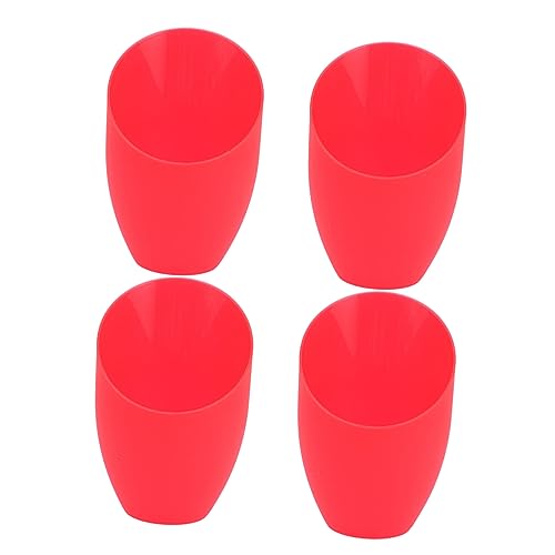 Yardenfun 4 Stück Kunststoff Lampenschirme Ersatz Lampenabdeckung für Tischlampen Einfacher Look Weiches Licht Leicht zu Installieren Dekorativ und Schützend Mittleres von Yardenfun