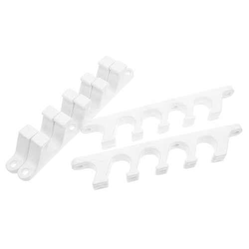 Yardenfun 4stücke Stuhlverbindungsclips Aus Kunststoff Mit Hakenzähnen Für Chaiselongue Gartenmöbel Outdoor-Gebrauch Weiß Robust Und Wetterbeständig von Yardenfun