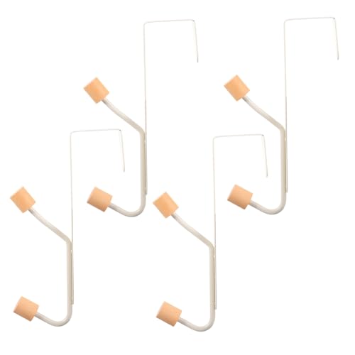 Yardenfun 4 Stück Teiliges Doppelhaken aus Carbonstahl Türhaken zum Einhängen für Mäntel Taschen Handtücher Platzsparender Robuster Organizer für Innen Zimmertüren Yardenfun 4 Stück Teiliges Doppelhaken aus Carbonstahl Türhaken zum Einhängen für Mäntel Taschen Handtücher Platzsparender Robuster Organizer für Innen Zimmertüren von Yardenfun