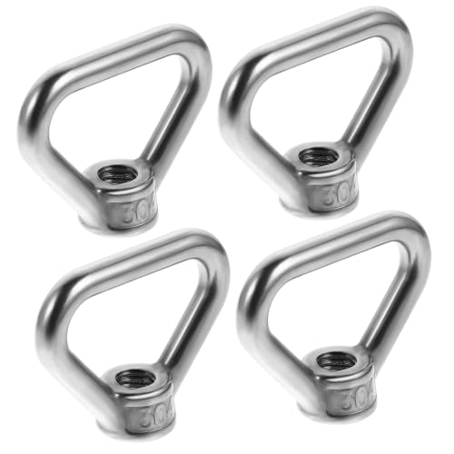 Yardenfun 4 Stück Teiliges Edelstahl Dreieck ringmutter Gewindemutter Hebemutter Zurröse für Kabel und Seilbefestigung Robuste Glatte Oberfläche Langlebig und Vielseitig Einsetzbar Yardenfun 4 Stück Teiliges Edelstahl Dreieck ringmutter Gewindemutter Hebemutter Zurröse für Kabel und Seilbefestigung Robuste Glatte Oberfläche Langlebig und Vielseitig Einsetzbar von Yardenfun