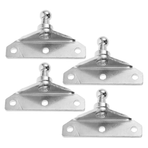 Yardenfun 4 Stück Teiliges Gasdruckfeder Montageset Kugelbolzen Halterungen für Hebestützen Vielseitig Einsetzbar mit Hervorragender Stoßdämpfung Einfache Montage für Autohauben und Möbel von Yardenfun