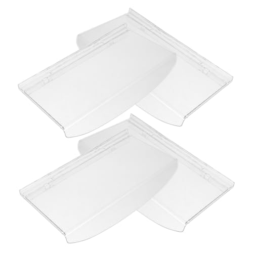 Yardenfun 4 Stück Teiliges Transparentes Wandregal aus Stabilem Kunststoff Schwebendes Schuhregal zur Platzsparenden Wandmontage Geeignet für Zuhause Geschäft Schaufenster zur von Yardenfun